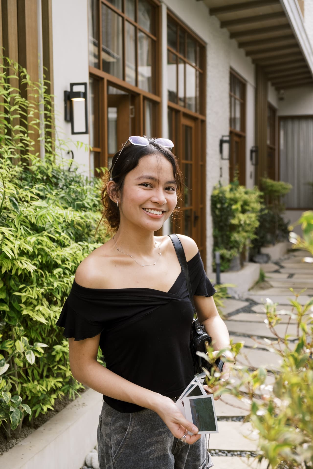 Vanessa Pamer outside in the Philippines